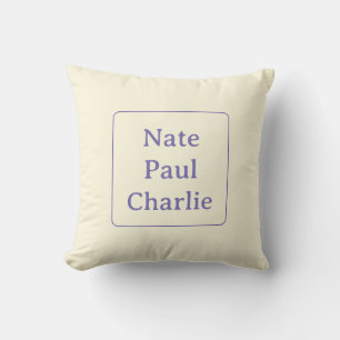 Names  cushion