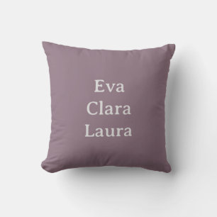 Names cushion