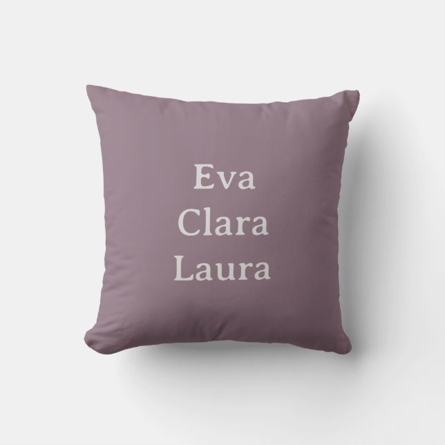 Names  cushion (Front)