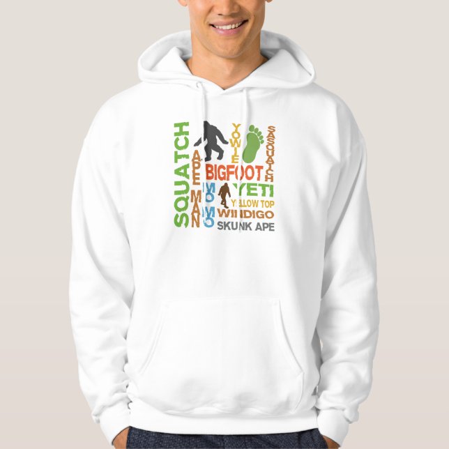 Names For Bigfoot Hoodie (Front)