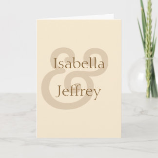 Names Invitation (Customisable)