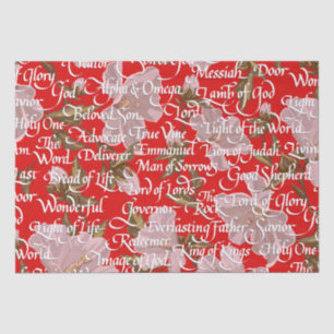Names of Christ Christmas / Tissue Paper