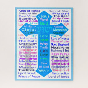 Names of God and Jesus  Jigsaw Puzzle