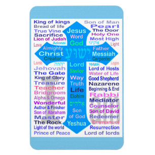 Names of God and Jesus  Magnet