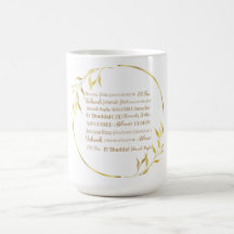 Names of God Coffee Mug (Gold)