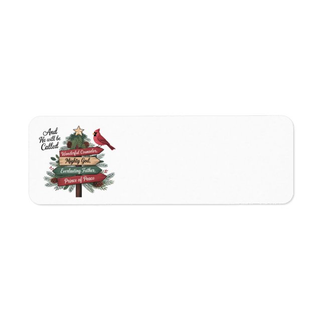 Names of Jesus Address Labels (Front)