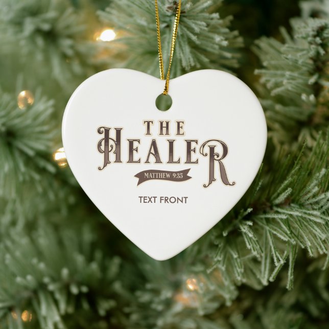 Names of Jesus Christ "The Healer" Bible Scripture Ceramic Tree Decoration (Tree)