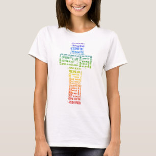 Names Of Jesus Cross T-Shirt