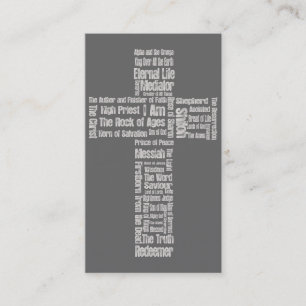 Names of Jesus/ Eph 2: 1-10 Gospel tract Business Card