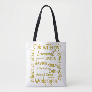 Names of Jesus Tote Bag
