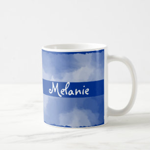 Names On Clouds Design Mugs