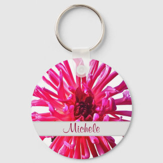 Namesake Pink Dahlia Key Ring