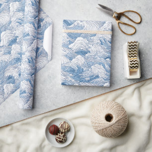 Nami Japanese Wave Wrapping Paper