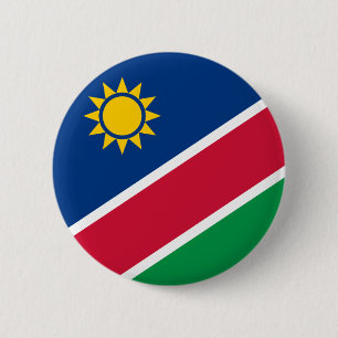 namibia 6 cm round badge
