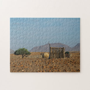 Namibia Africa Himba Settlement Structures Jigsaw Puzzle