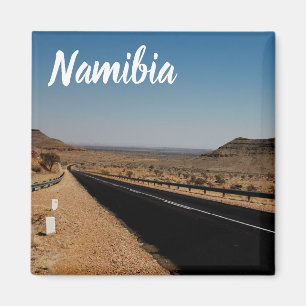 Namibia Africa Landscape Namibian Desert Road Magnet