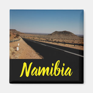 Namibia Africa Landscape Namibian Desert Road Magnet