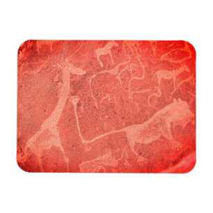 Namibia Africa Rock Art Painting Magnet