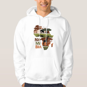 Namibia Africa Sunset Continent Nature Wild Life Hoodie