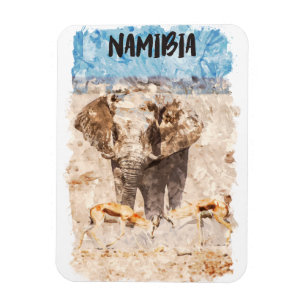 Namibia Africa Wildlife Safari Magnet