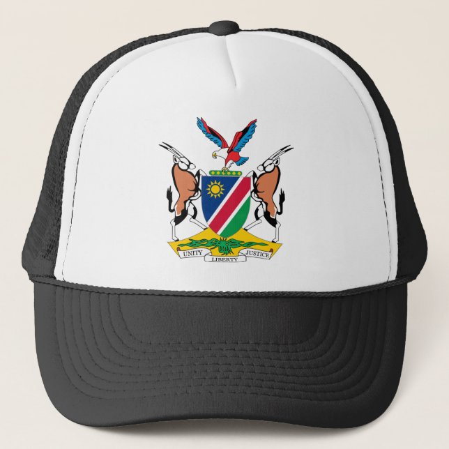Namibia Coat Of Arms Trucker Hat (Front)