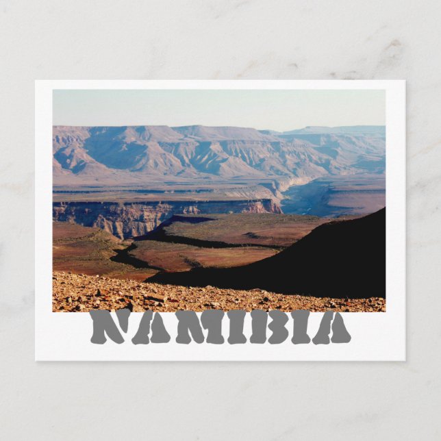 Namibia Fish River Canyon Landscape Nature Postcard (Front)