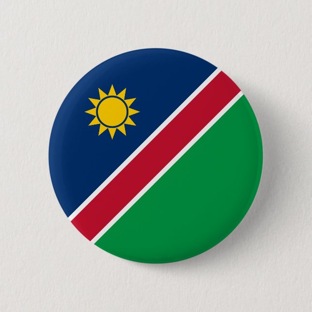 Namibia Flag 6 Cm Round Badge (Front)