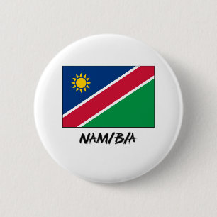 Namibia Flag 6 Cm Round Badge