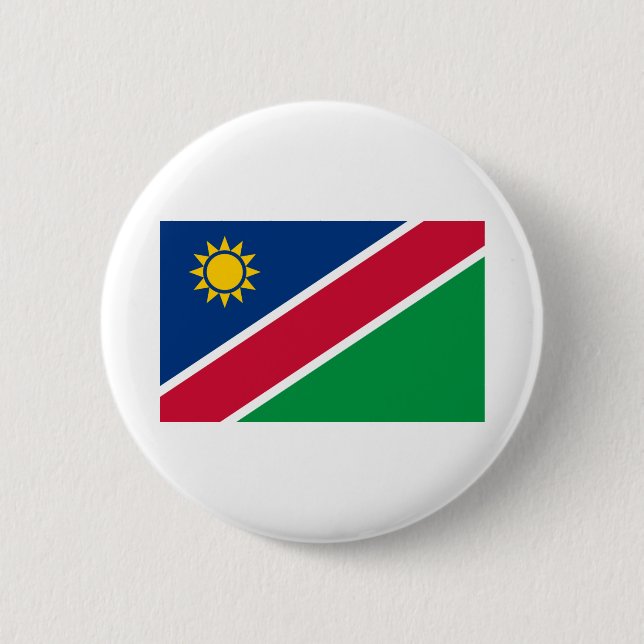 Namibia Flag 6 Cm Round Badge (Front)