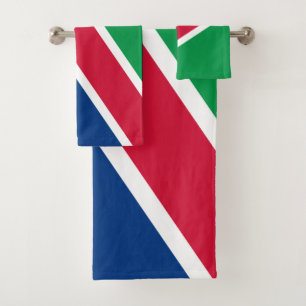 Namibia Flag Bath Towel Set