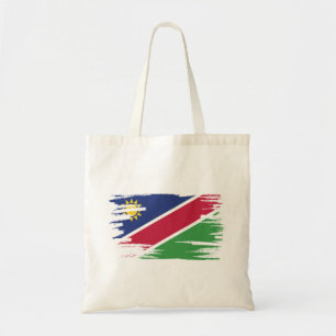 Namibia Flag Brush Art Tote Bag