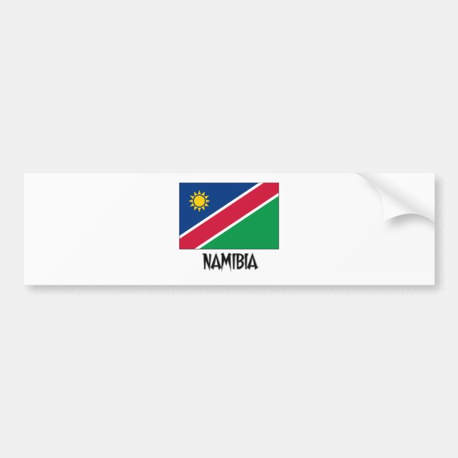 Namibia Flag Bumper Sticker (Front)