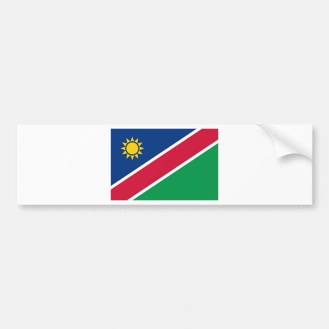 Namibia Flag Bumper Sticker (Front)
