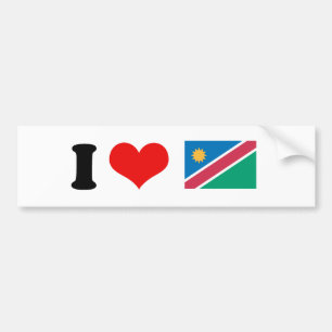 Namibia Flag Bumper Sticker