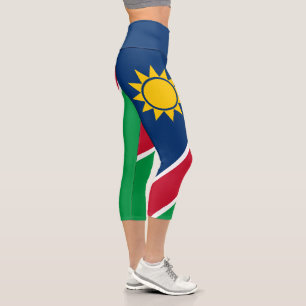 Namibia Flag Capri Leggings