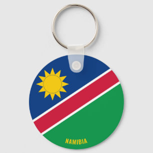 Namibia Flag Charming Patriotic Key Ring