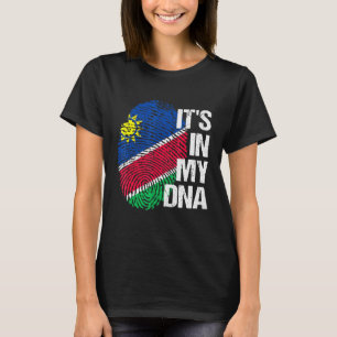 Namibia Flag Dna Roots Heritage Pride Home Vacatio T-Shirt