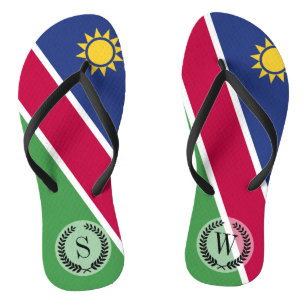 Namibia Flag Flip Flops