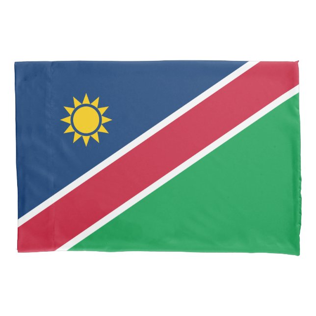 Namibia Flag Pillowcase (Front)