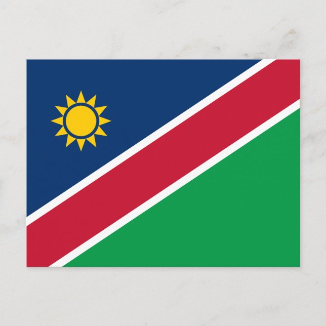Namibia Flag Postcard (Front)