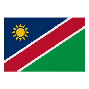 Namibia Flag Poster