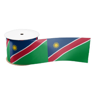 Namibia Flag Satin Ribbon