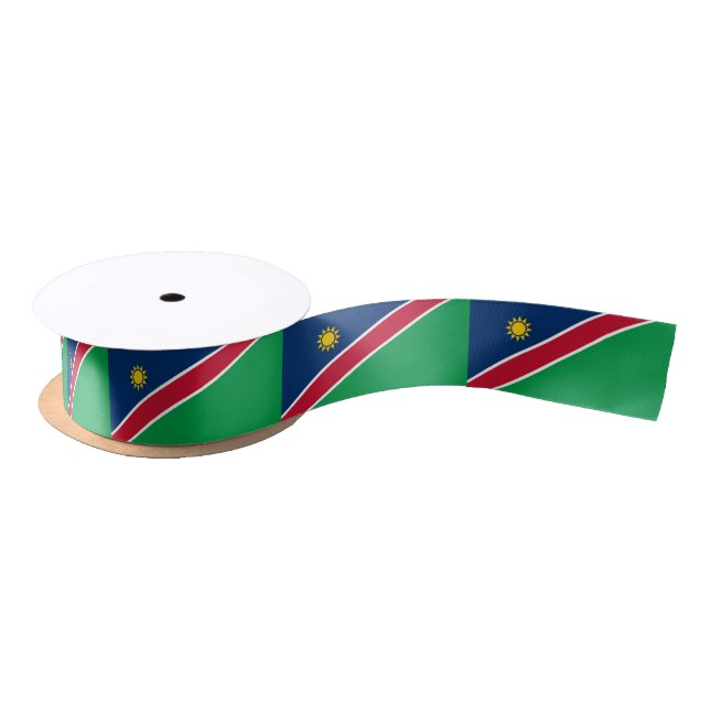 Namibia Flag Satin Ribbon (Spool)