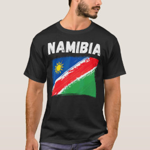 Namibia Flag Souvenir Hiking Holiday 2022 T-Shirt