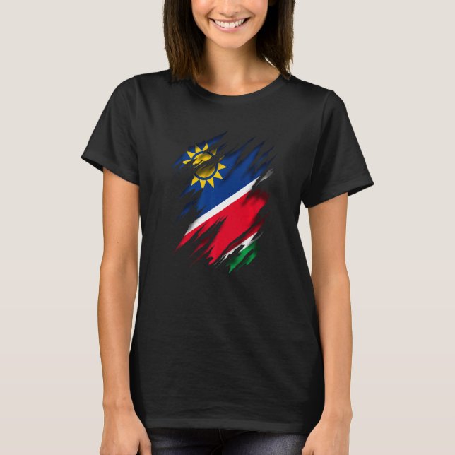 Namibia Flag T-Shirt (Front)