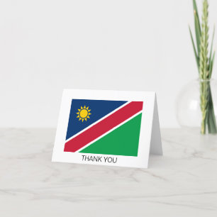 Namibia Flag Thank You Card