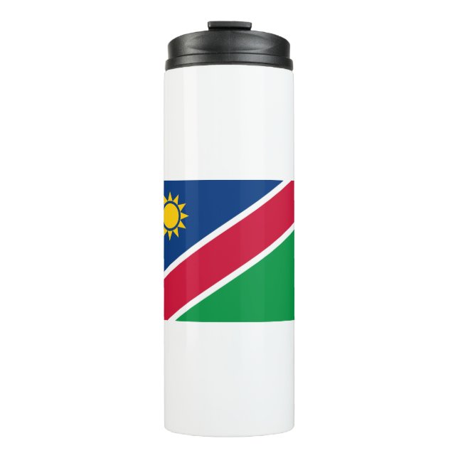 Namibia Flag Thermal Tumbler (Front)