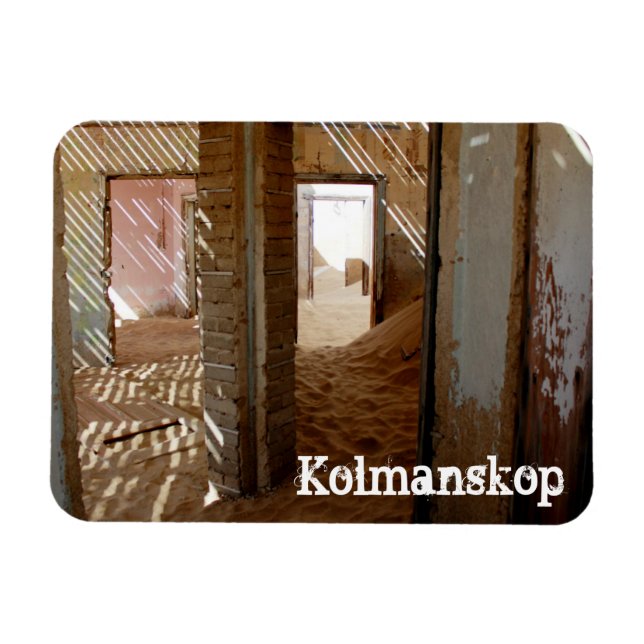 Namibia Kolmanskop House Dune Landscape Ghost Town Magnet (Horizontal)