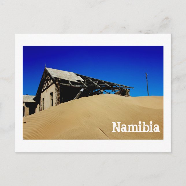Namibia Kolmanskop House Dune Landscape Nature Postcard (Front)
