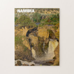 Namibia Kunene River Epupa Falls Landscape Nature Jigsaw Puzzle